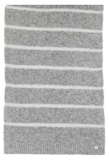 V. FRAAS Foulard gris - Rayures blanches