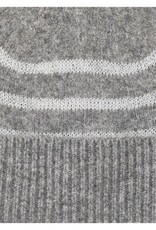 V. FRAAS Tuque tricot grise - Rayures