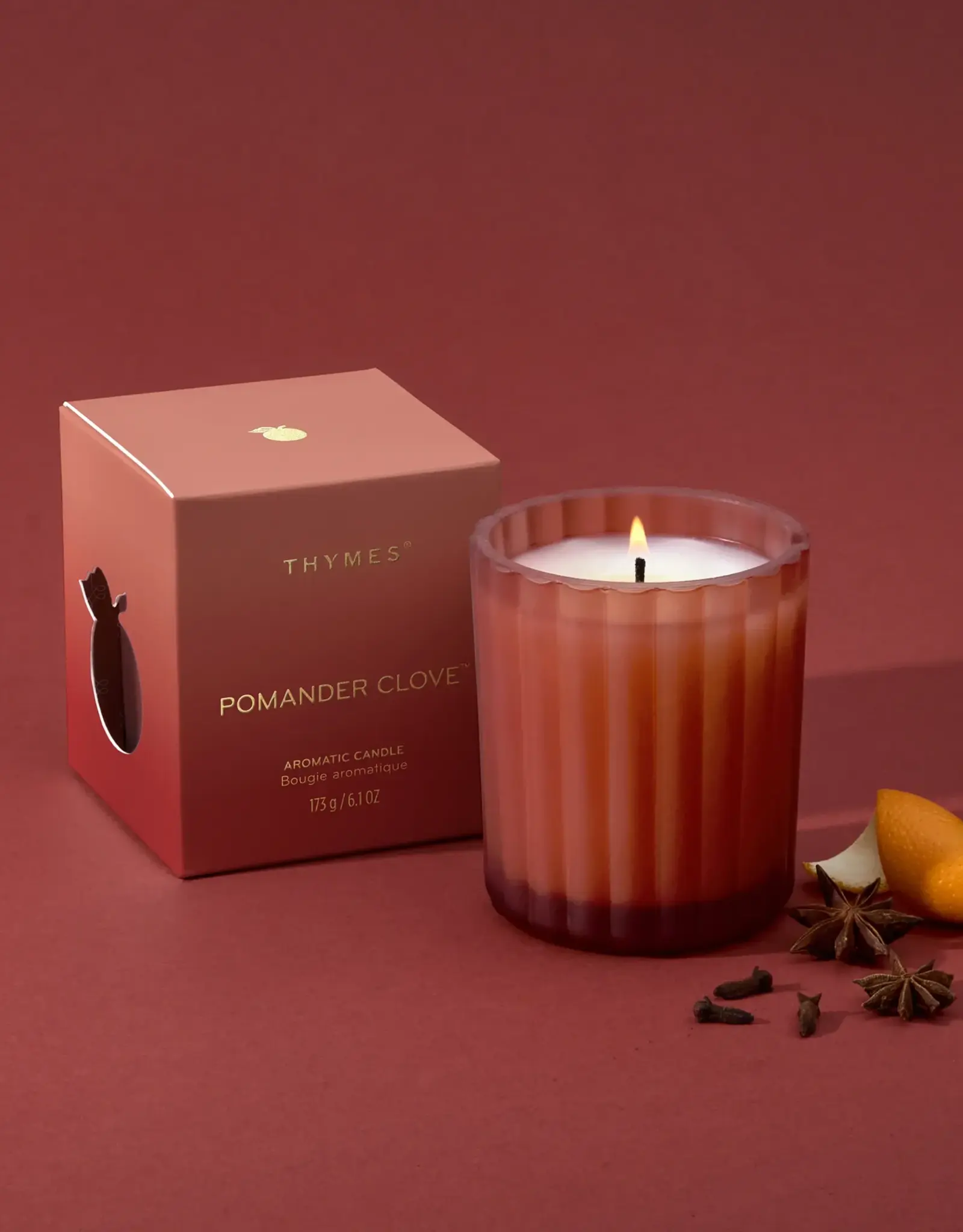 Thymes Moyenne bougie - Pomme Grenade