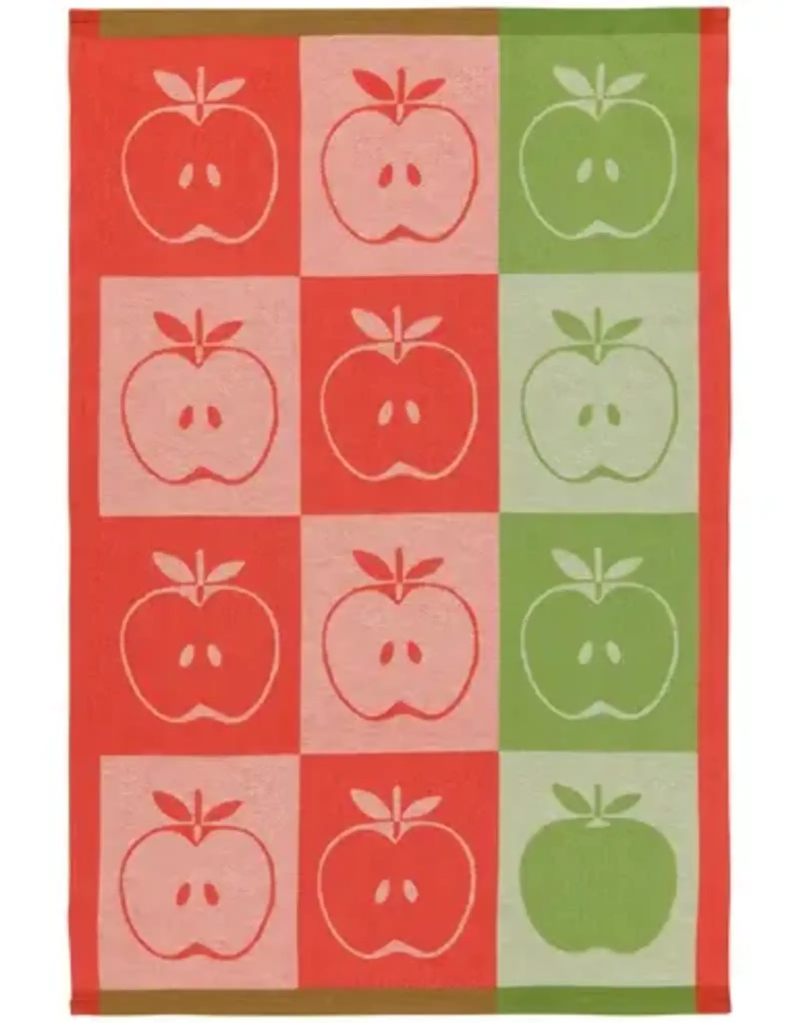 Linge vaiselle Jacquard - Pommes