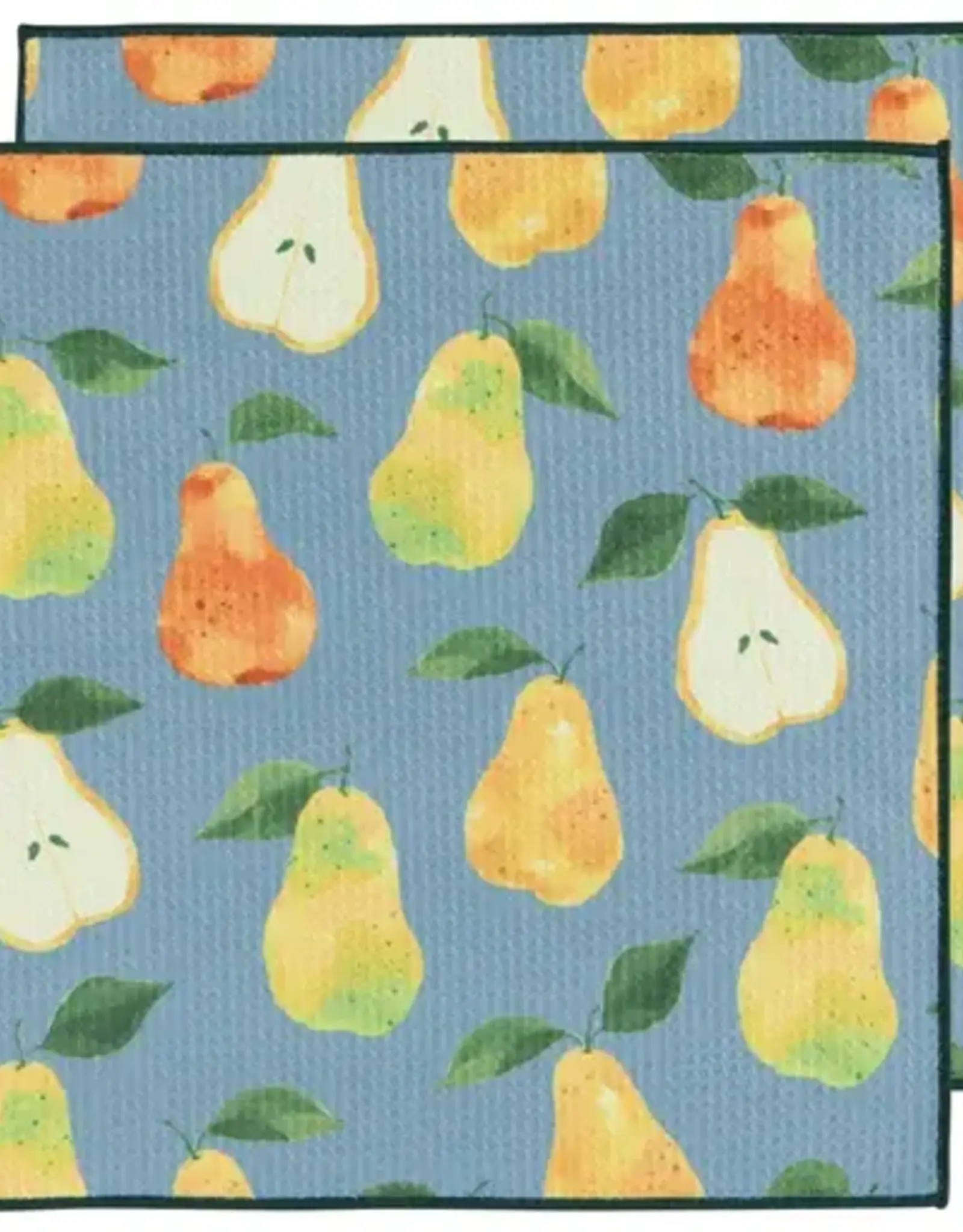 2 torchons Microfibre - Poire