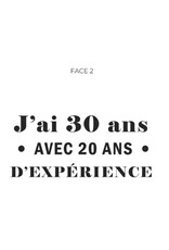 La maison du bar Verre à vin -Je n'ai pas 50 ans ...