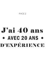 La maison du bar Verre à vin -Je n'ai pas 60 ans ...