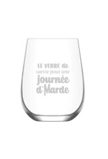 La maison du bar Verre à vin sans pied  - Survie - journée de Marde