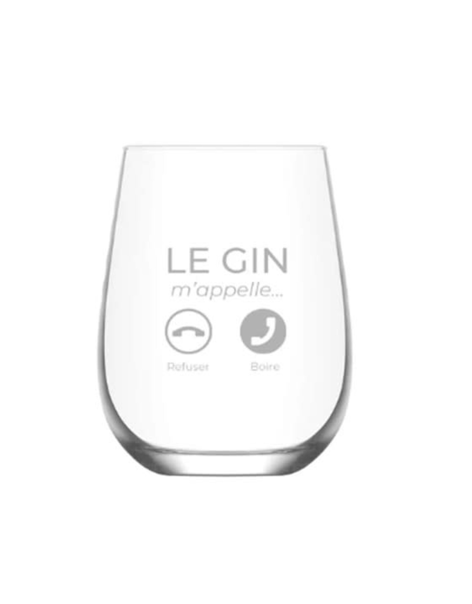 La maison du bar Verre à gin - Le gin m'appelle