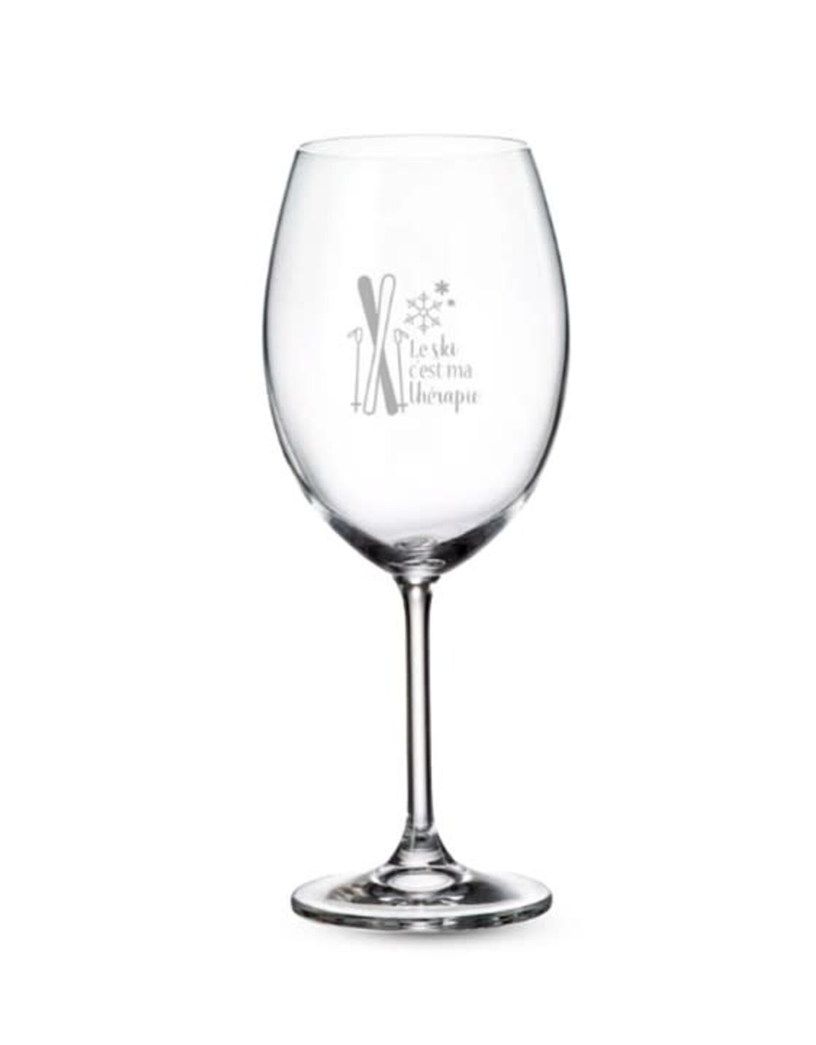 La maison du bar Verre à Vin - Le ski c'est ma thérapie