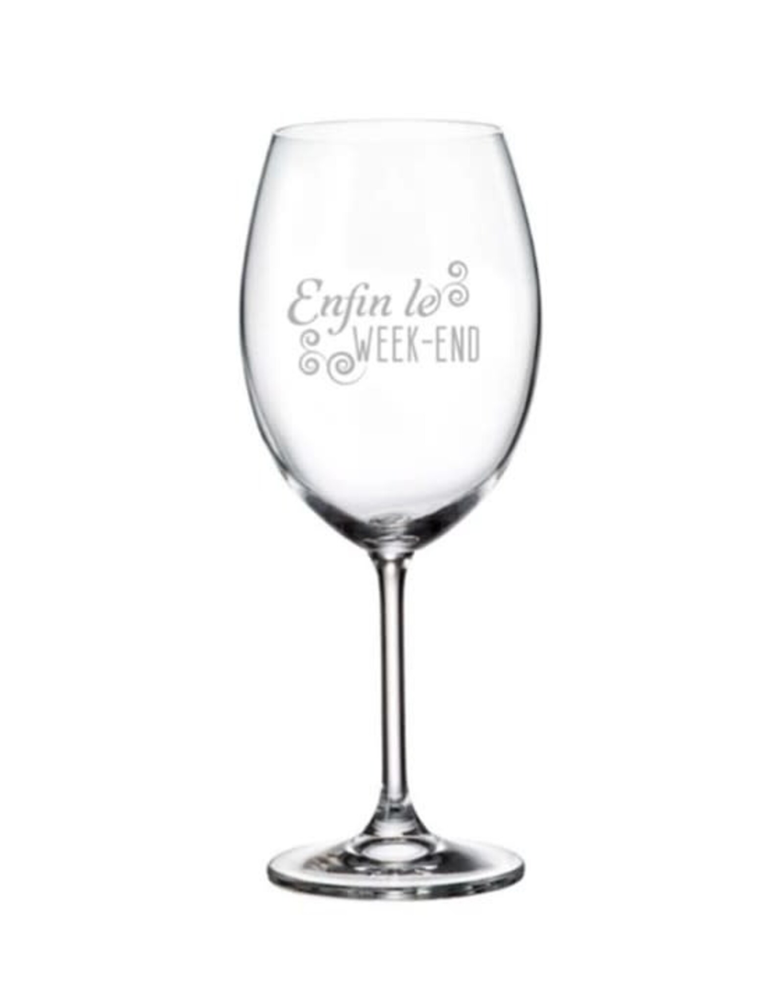 La maison du bar Verre à vin - Enfin le week-end
