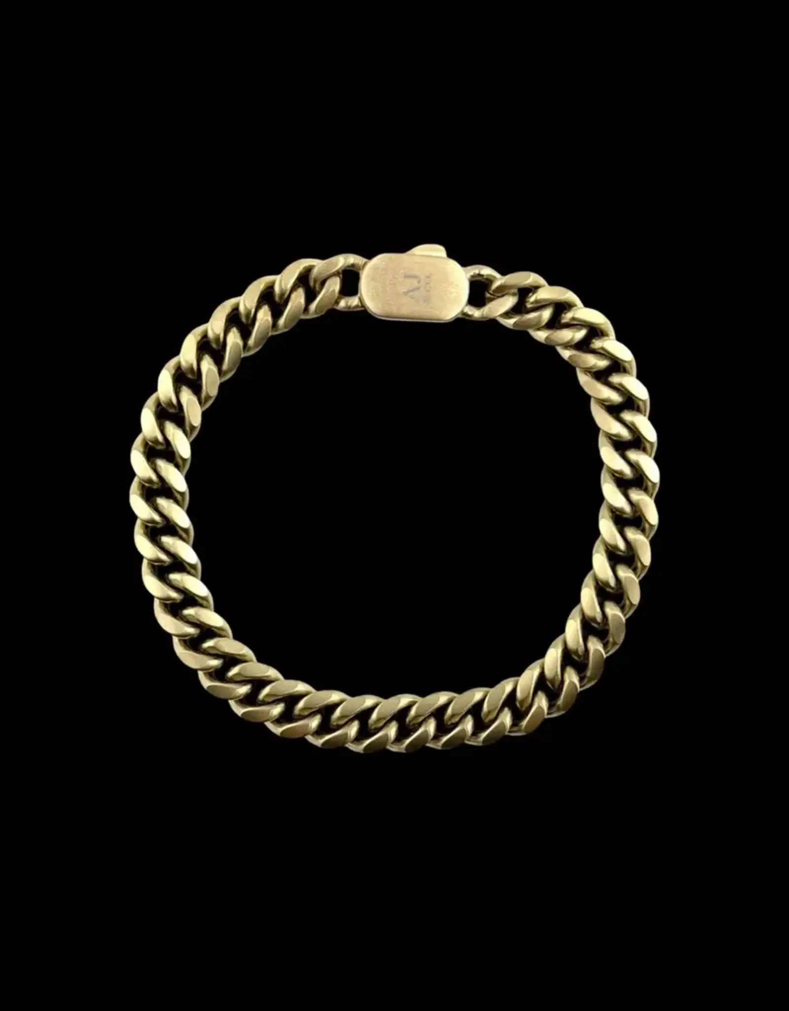 Bracelet Alpha 8'' - Mat Or