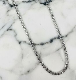 Chaîne Figaro Loyal 22'' - Argent