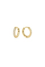 Mini dormeuses chic Stack 8 mm - Or