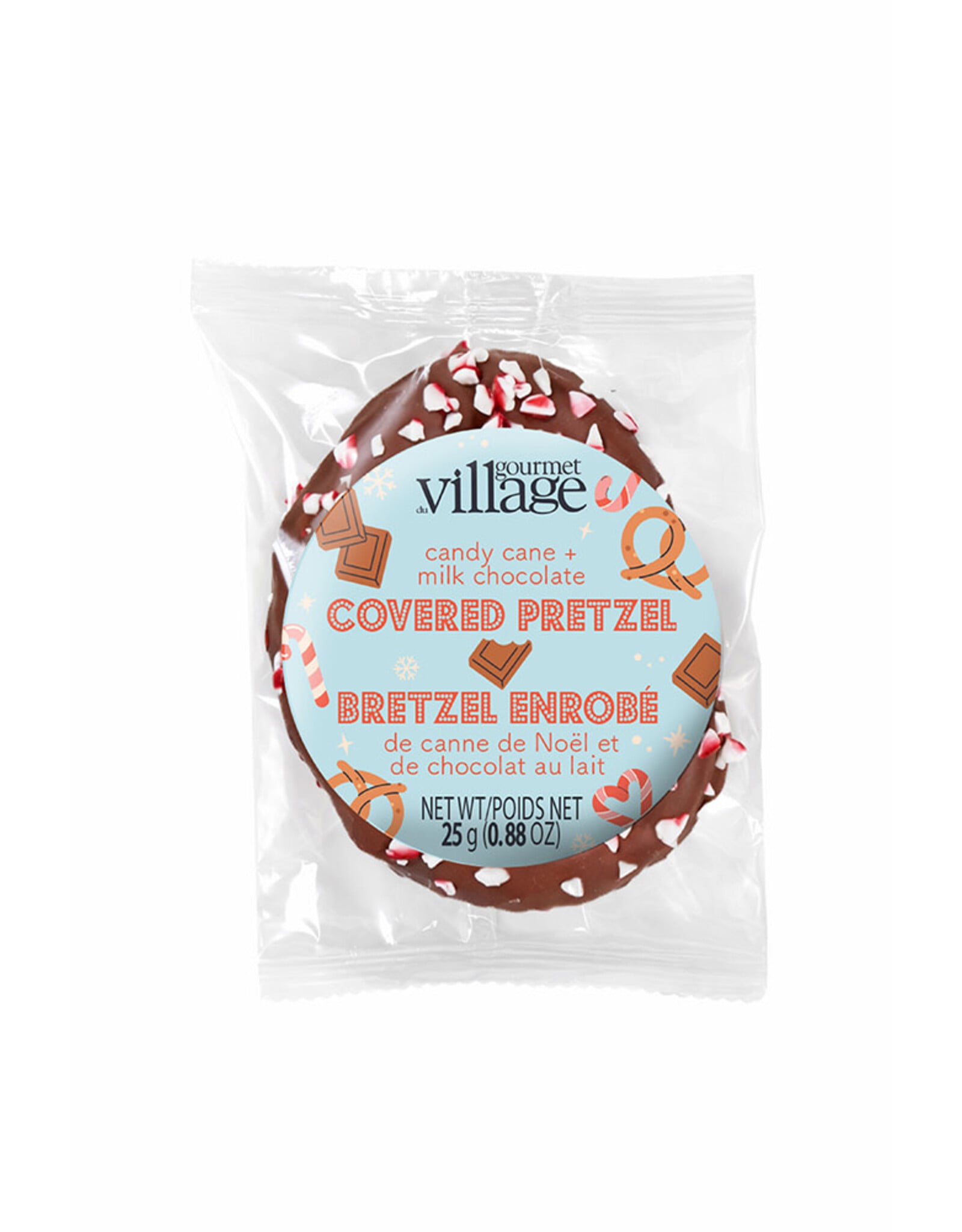 Gourmet du Village Bretzels enrobés chocolat &  Canne de bonbons