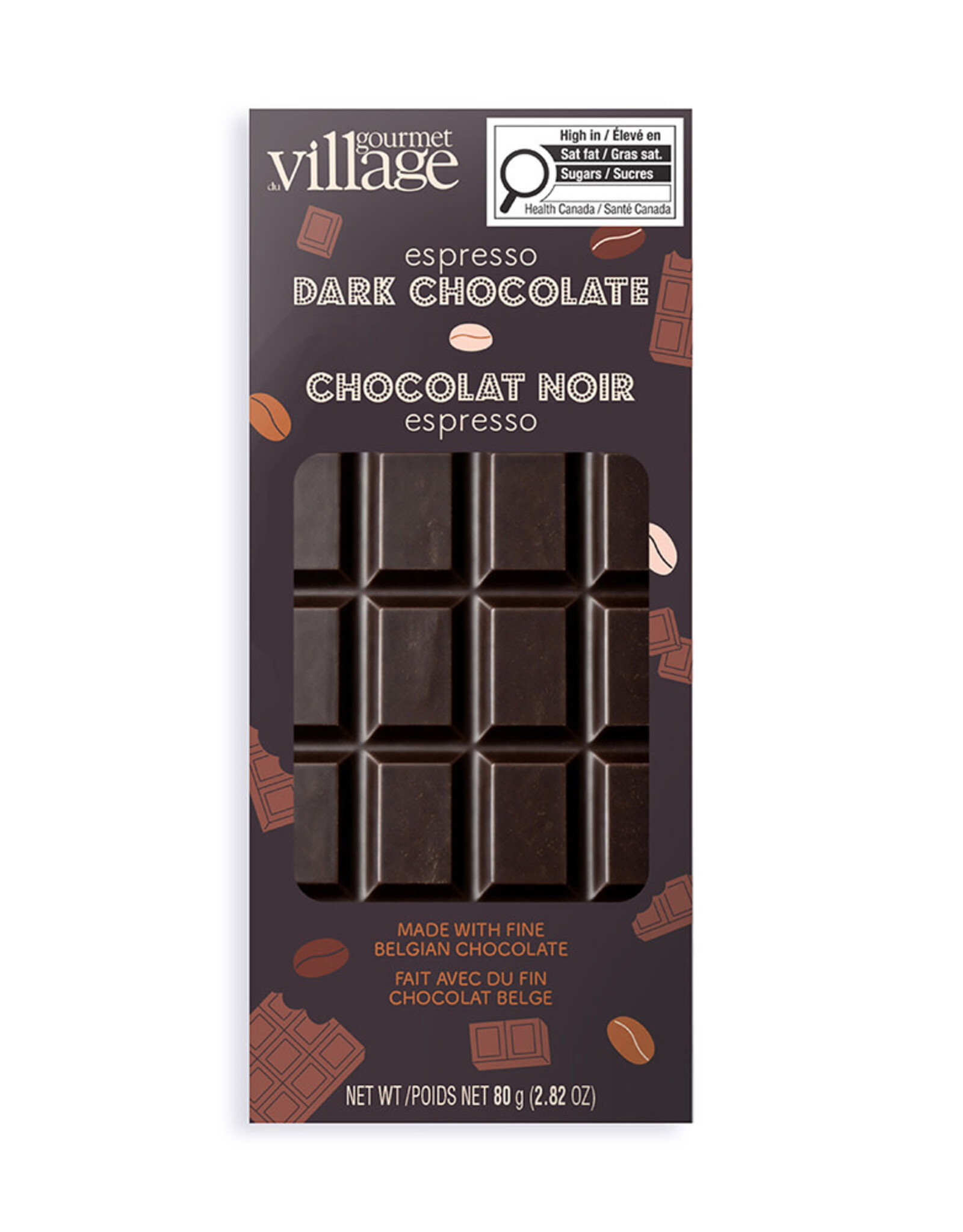 Gourmet du Village Barre chocolat Noir & Espresso