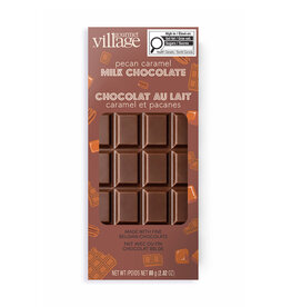 Gourmet du Village Barre chocolat Lait & Caramel, Pacanes