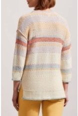 Tribal 3/4 Sleeve V-Neck Sweater 76660 2161