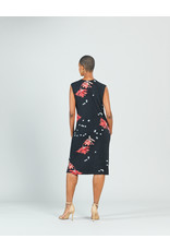 Clara Sunwoo Floral Print Ruched Midi Dress DR21PE