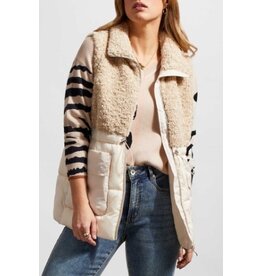 Tribal Sleeveless Sherpa Combo Vest 53210