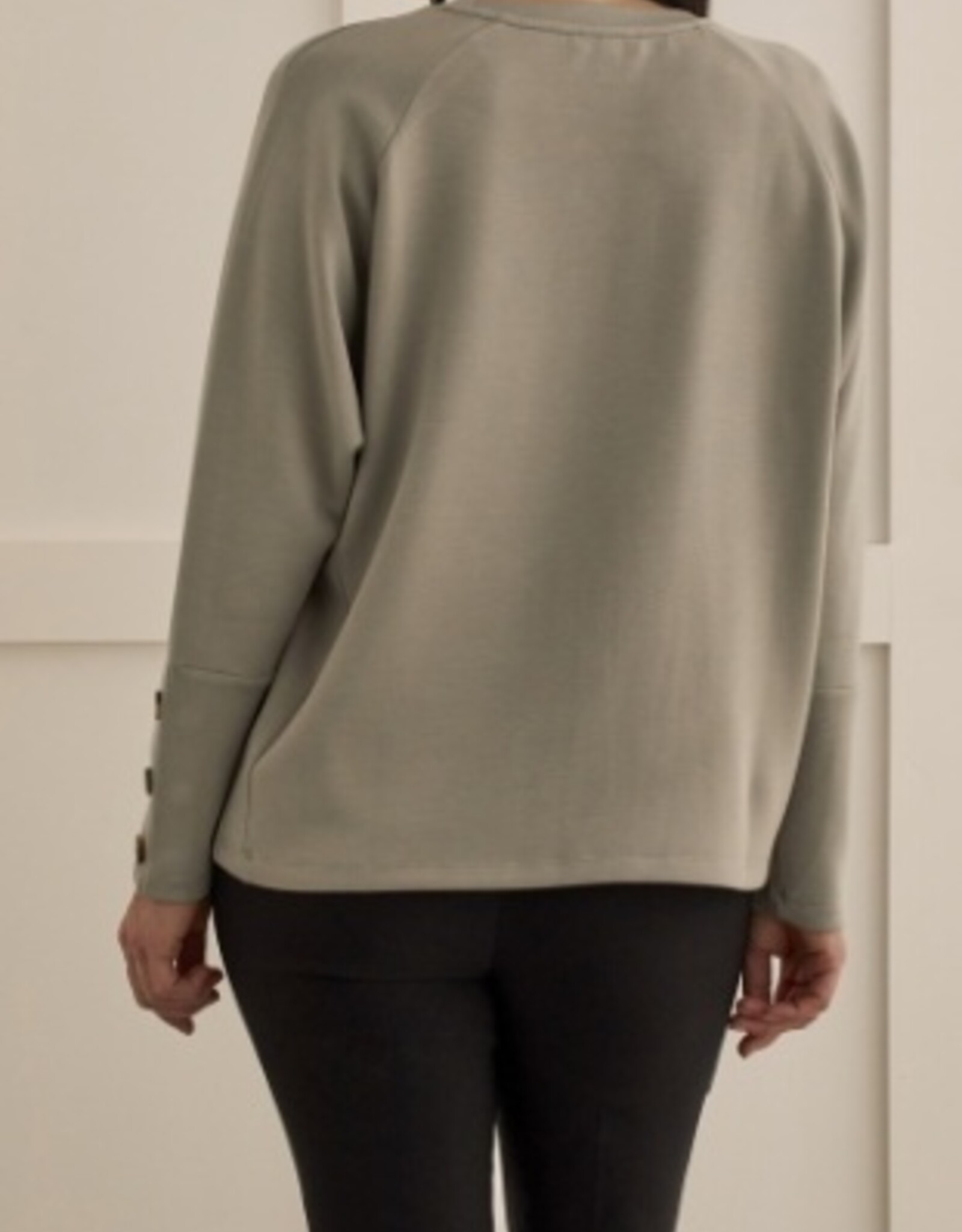 Tribal Long Slv Crew Neck Top 14570 PJ's Unique Peek