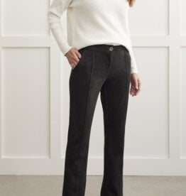 Tribal Faux Suede pant with Front Leg Seam  15380