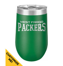 JDS Packers 16 oz. Stemless Tumblers (Customizable)