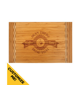 JDS Bamboo Cutting Boards with Butcher Block Inlay (Customizable)