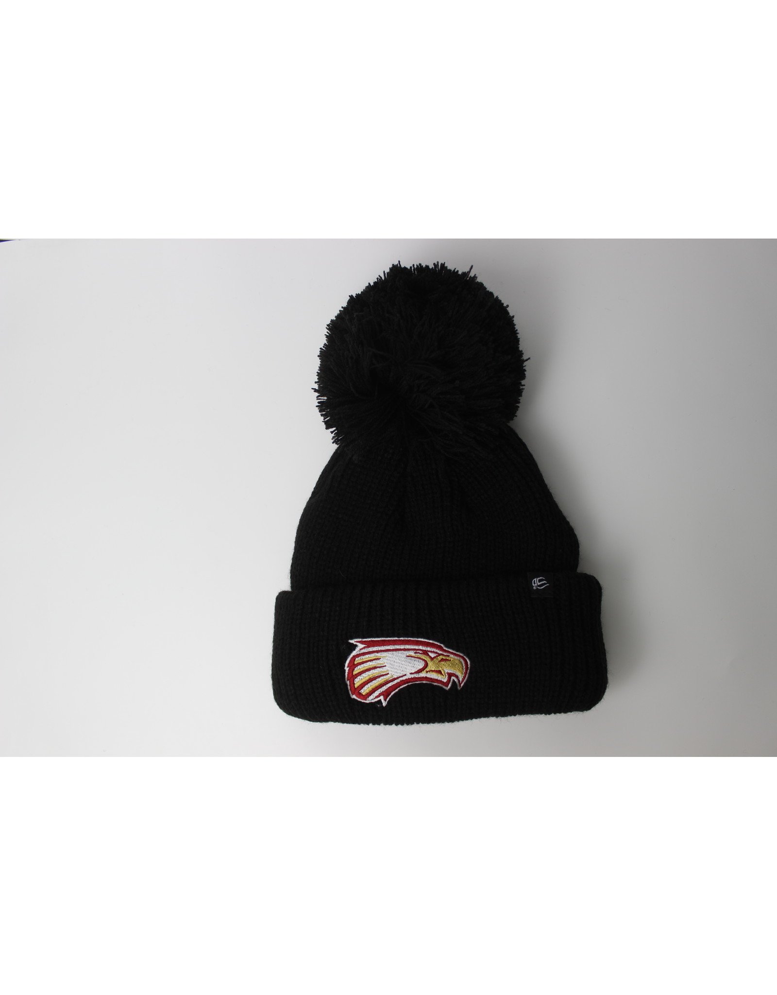 Davies Black Oversized Pom Beanie - Bee Seen Gear