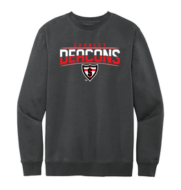 District Deacons Warrior Heathered Charcoal District V.I.T. Fleece Crew 1123