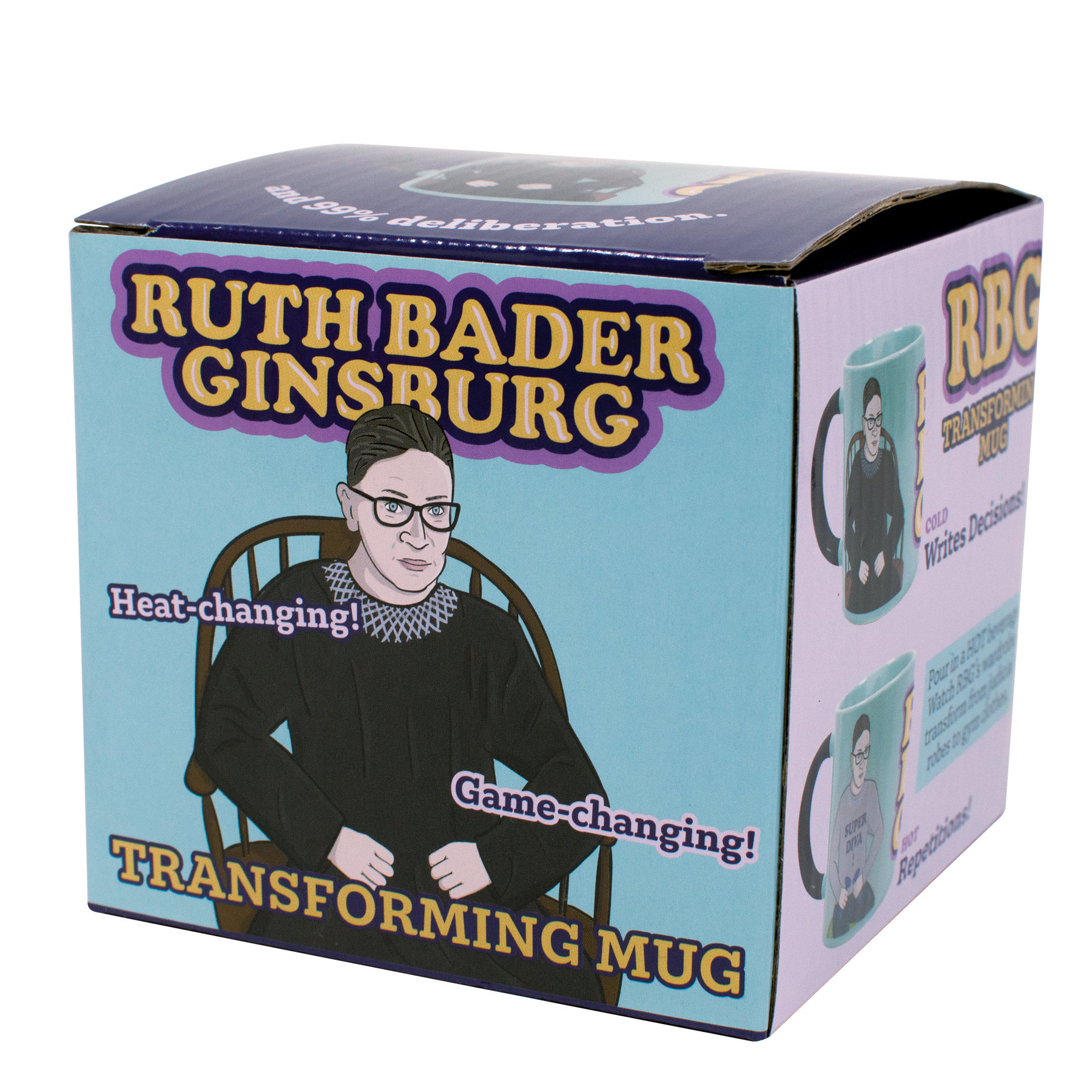Unemployed Philosophers Guild Ruth Bader Ginsburg Transforming Mug