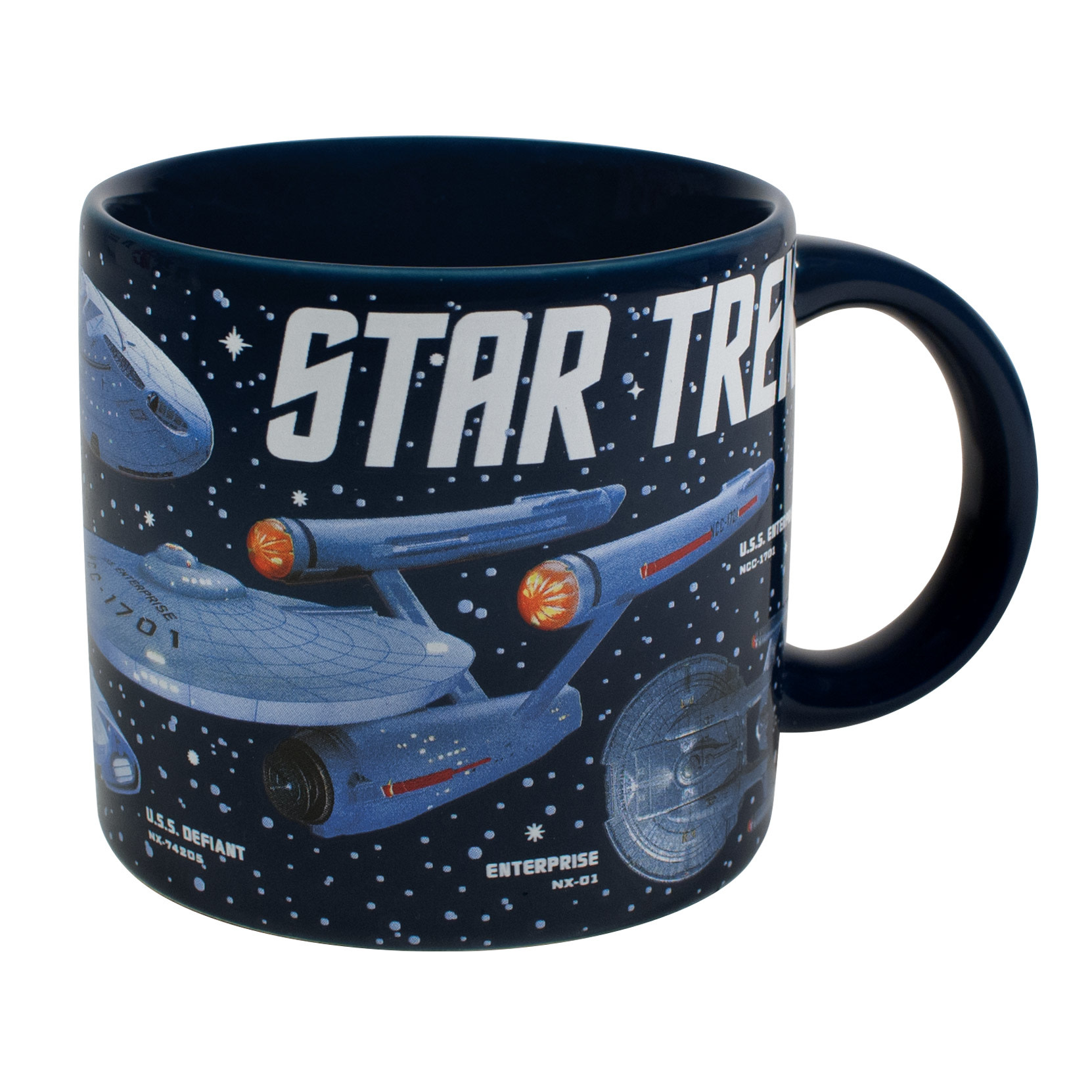 Unemployed Philosophers Guild Starships of Star Trek Mug