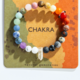 GEOCENTRAL Semi Precious Stones Chakra Bracelet w/ Crystal