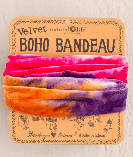 Natural Life Tie-dye Half Boho Bandeau