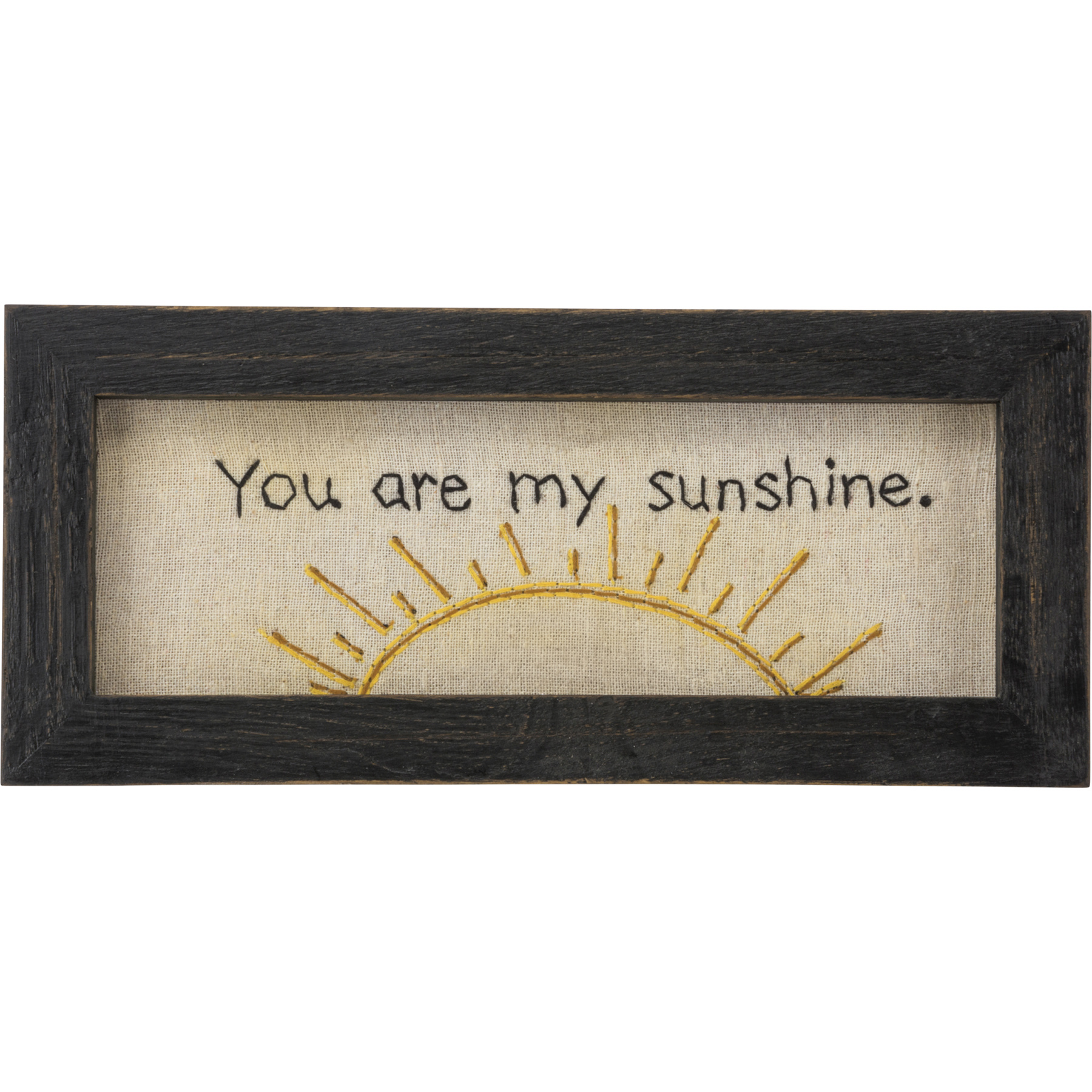 Primitives By Kathy You Are My Sunshine - Stitched Wall Sign