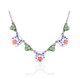 Anne Koplik Designs Pacific Opal Flower Necklace