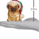 Old World Christmas Holly Hat Pug Ornament