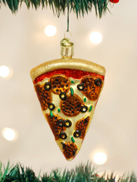 Old World Christmas Pizza Slice Ornament