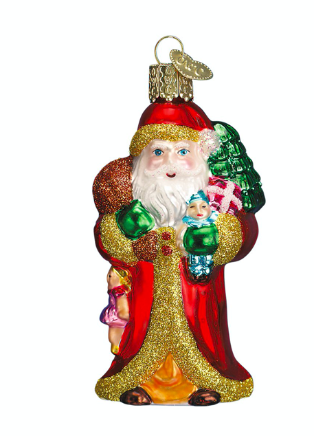 Old World Christmas Father Christmas w/ Gifts Ornament