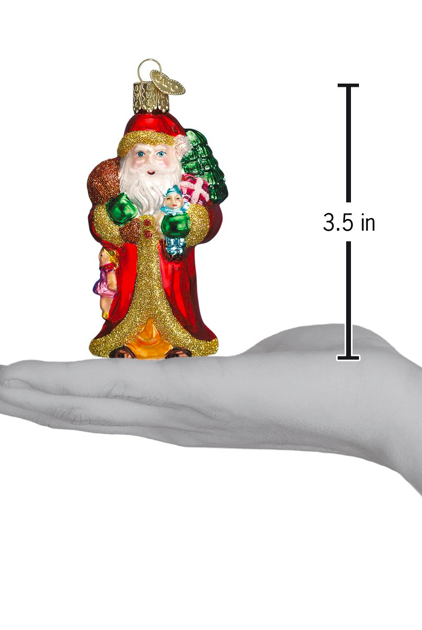 Old World Christmas Father Christmas w/ Gifts Ornament