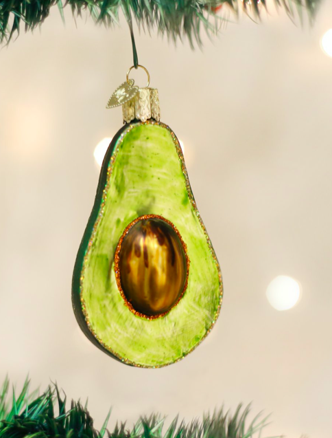 Old World Christmas Avocado Ornament