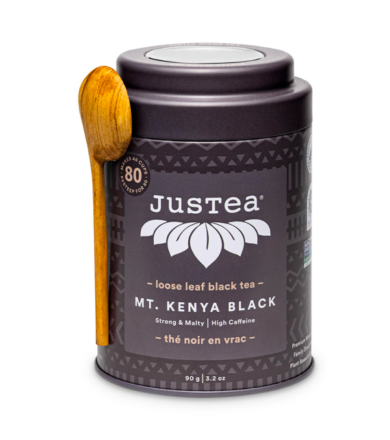 JusTea Tea Tin w/ Spoon