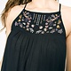 Mystree Embroidered Cami Top