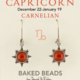 Baked Beads Zodiac Stone Earrings