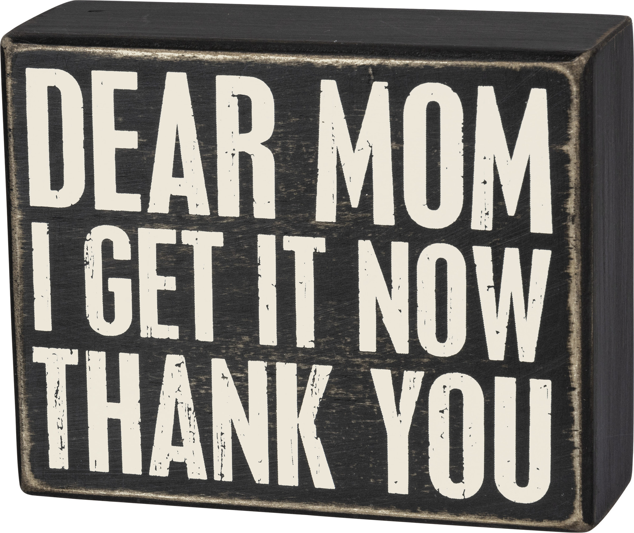 Primitives By Kathy Dear Mom - Box Sign