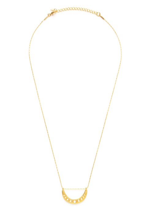 Amano Small Phases Of The Moon Necklace