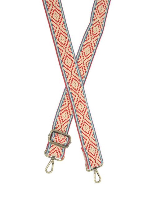 embroidered bag strap
