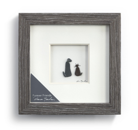 Demdaco Furever Friends Wall Decor 6" sq