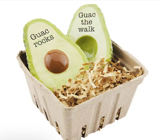 Mud Pie Avocado Salt And Pepper Set