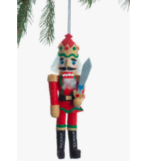 Silk Road Bazaar Nutcracker Felt Ornament