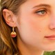 Amano Color Horizon Hoop Earrings