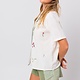 Le Lis Short Sleeve Color Blocked Embroidered Shirt