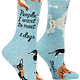 Blue Q Women Crew Socks