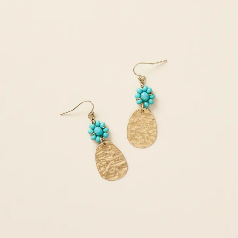 Matr Boomie Jatasya Gold Coin Drop Earring